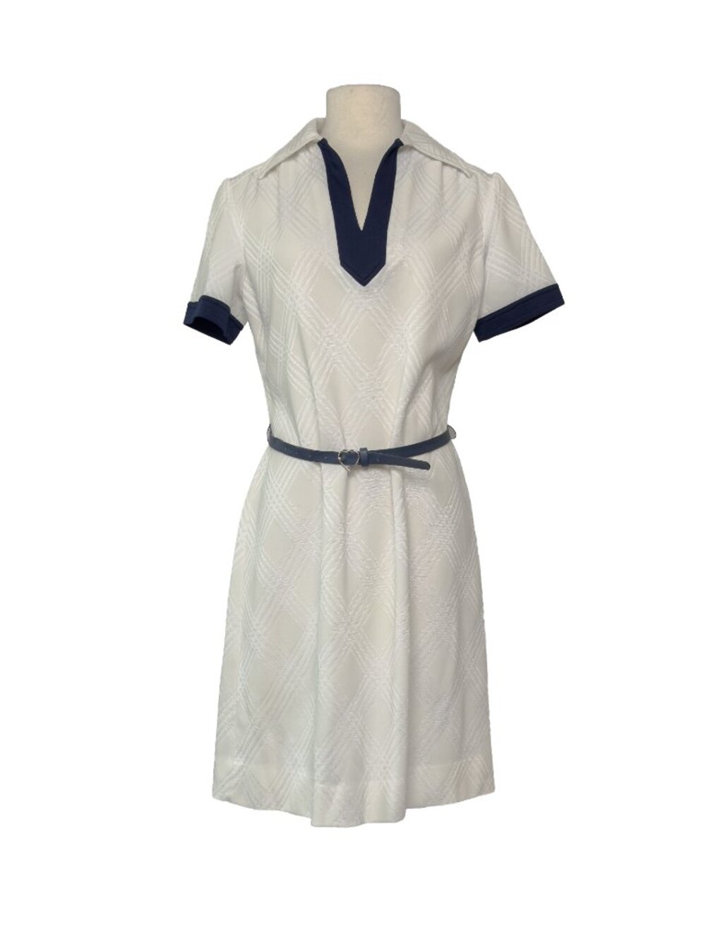Vintage 1960s-70s Leslie Fay for Neiman-Marcus Women’s Shift Dress